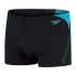 Bañador de Natación Speedo Hyper Boom Splice Aquashort Hombre Negro