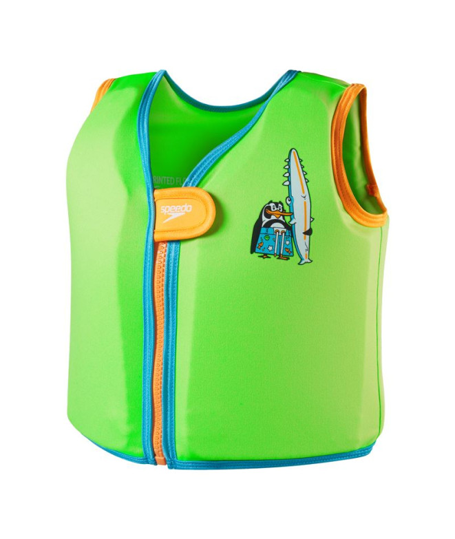 Chaleco de flotación Speedo Learn To Swim Character Vest Infantil Verde