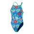 Maillot de bain Speedo Allover Vback Women's Blue