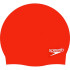 Gorro de Natación Speedo Plain Moulded Silicone Infantil Rojo