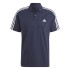 Polo adidas 3 Stripes Homme Noir