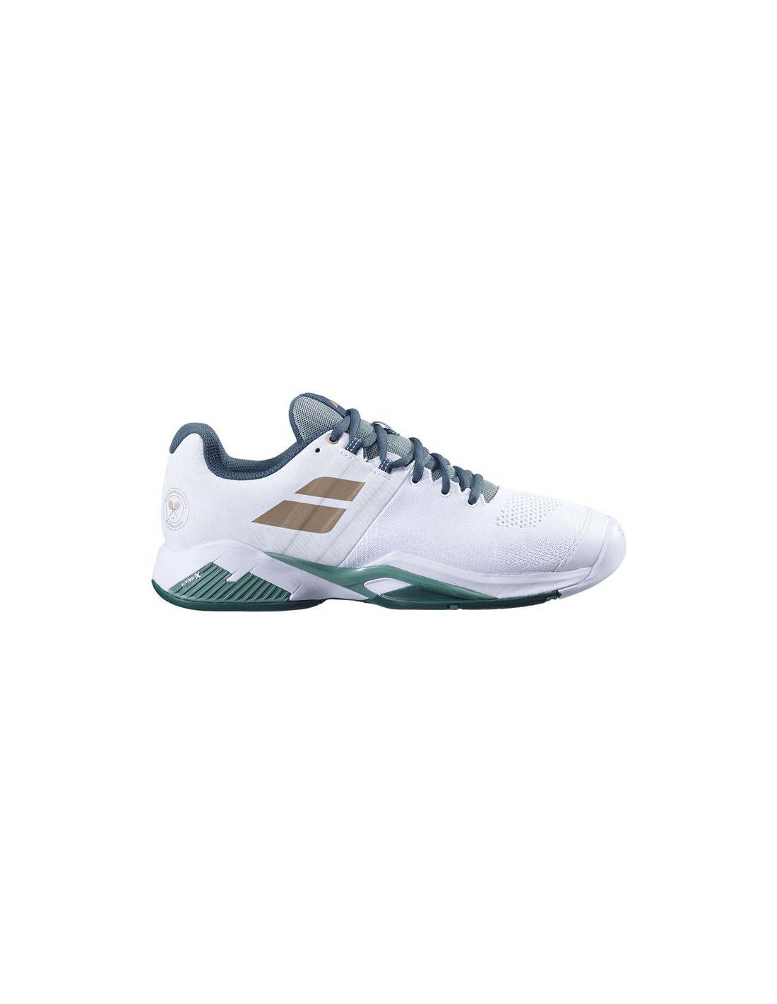 Zapatillas de Tenis Babolat Blast All Court Wimbledon Hombre Blanco