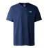 Camiseta por Montanha The North Face Redbox Celebration Homem Blue