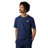 Camiseta por Montanha The North Face Redbox Celebration Homem Blue