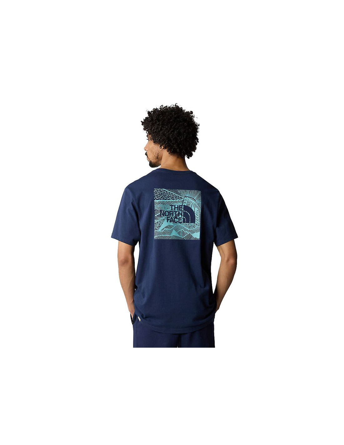 Camiseta de Montaña The North Face Redbox Celebration Hombre Azul