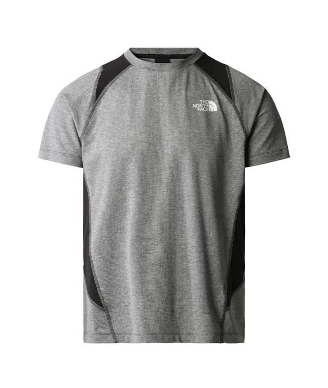 T-Shirt Trail The North Face Ao Glacier Homme Gris