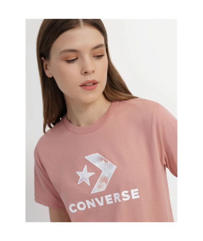 Camiseta Converse Seasonal Star Chevron Beige...