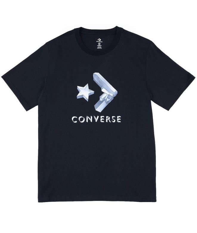 T-shirt Converse Crystals Noir Homme
