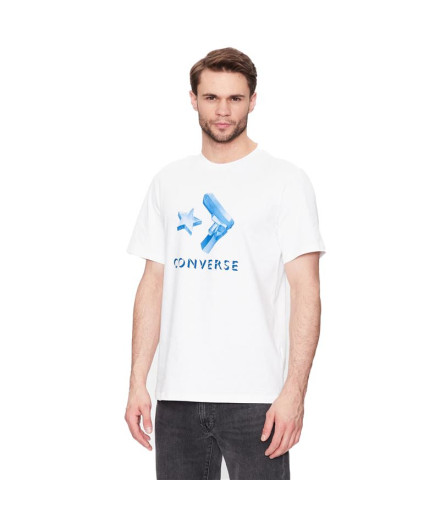 T-shirt Converse Cristais Homem Branco