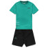 Conjunto Kappa Brozolo Green Lagoon Negro Niño