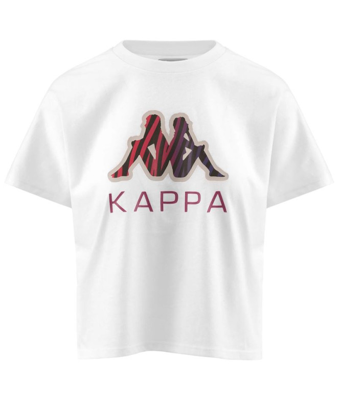 T-shirt Kappa Edalyn CKD Branco para mulher