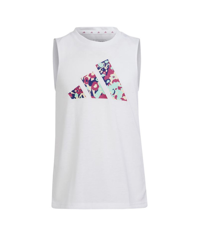 T-Shirt Fitness adidas G Tr-Es Tk Filles Blanc