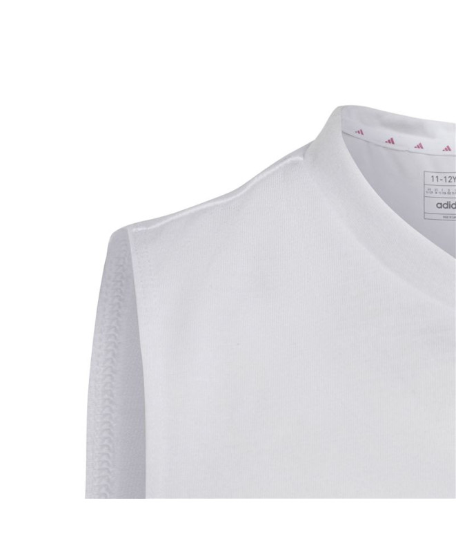 T-Shirt Fitness adidas G Tr-Es Tk Filles Blanc