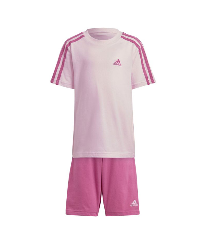 Conjunto adidas Lk 3S Co T Set Branco Infantil