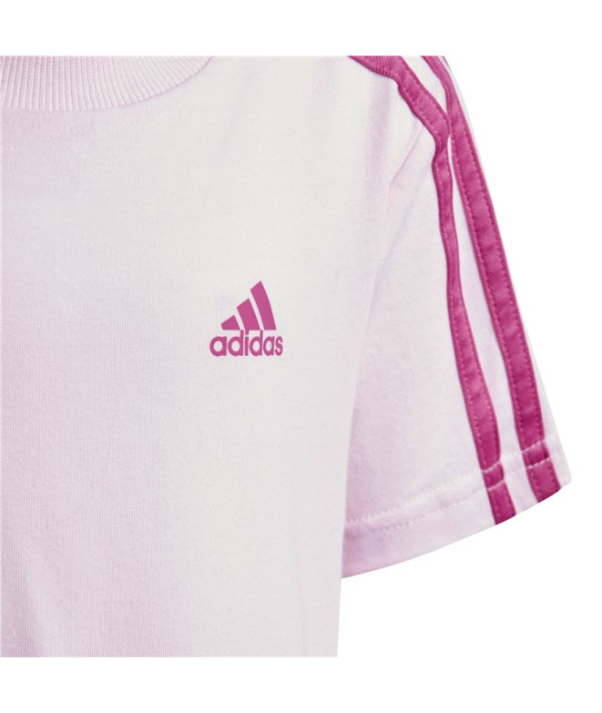 Conjunto adidas Lk 3S Co T Set Branco Infantil