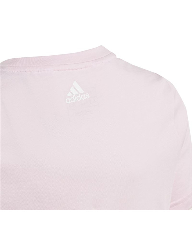 Camiseta adidas G Lin T Rosa Niña