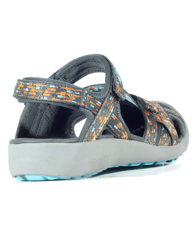 Sandalias de Montaña Hi-Tec Munda Charcoal-Red...