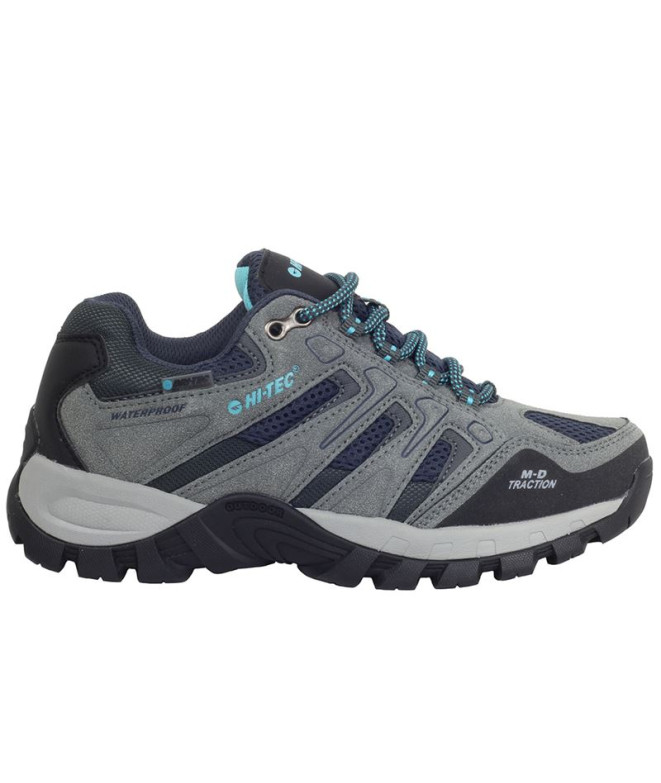 Mountain Running Shoes Hi-Tec Corzo Low Waterproof Cool Grey Women's