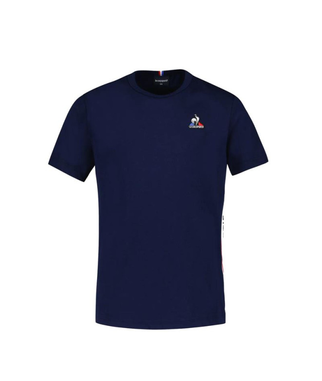 Tee-shirt Le Coq Sportif N°1 Tricolore Bleu Tee-shirt enfant
