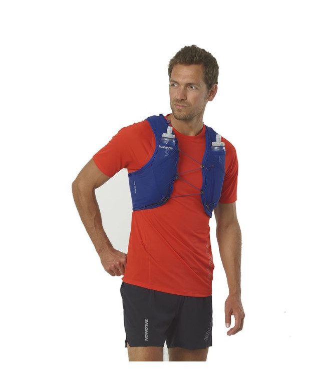Gilet de running Salomon ADV Skin 5 Bleu