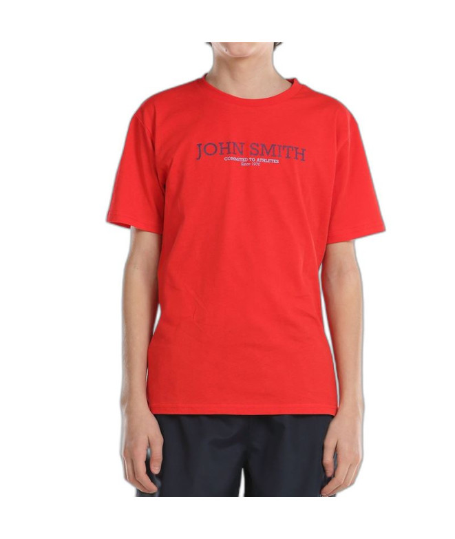 Camiseta John Smith Efebo Rojo Niño