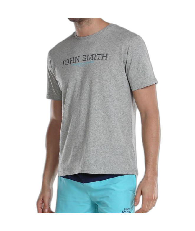 T-shirt John Smith Efebo Homem Cinzento