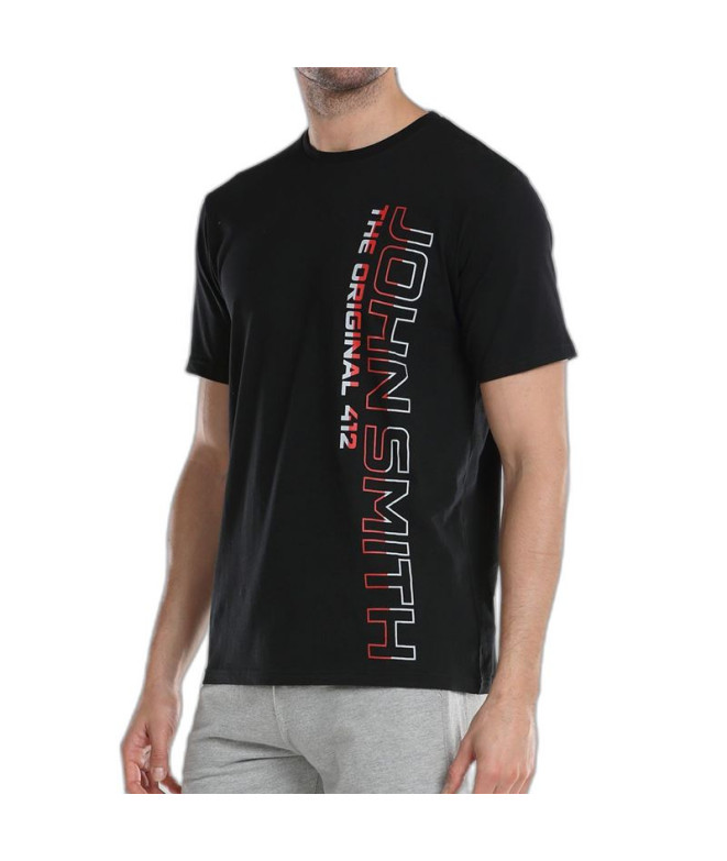 T-shirt John Smith Jalde Homem Negro