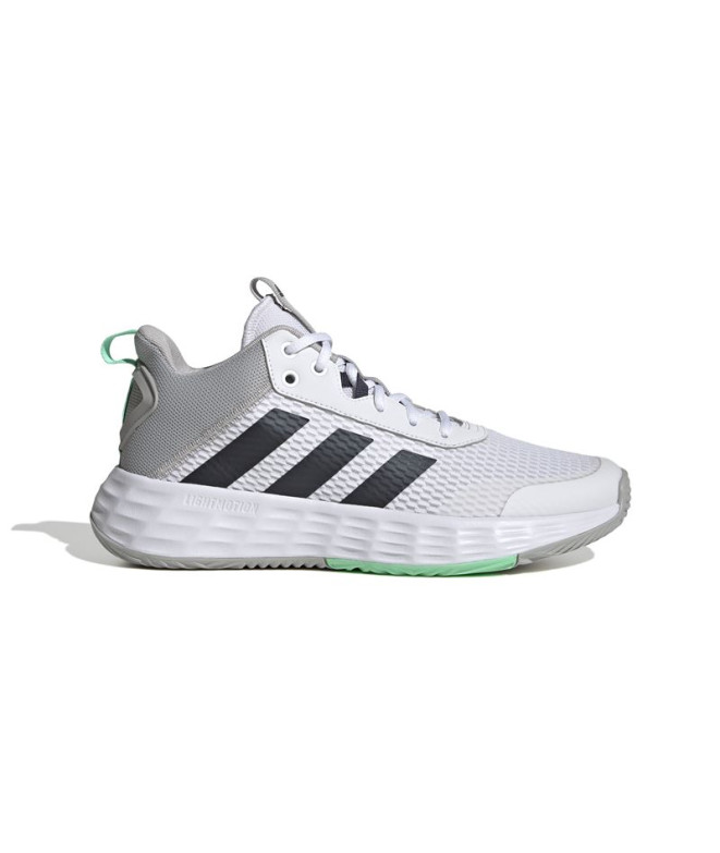 Chaussures de basket adidas Ownthegame 2.0 Chaussures de basket hommes blanches