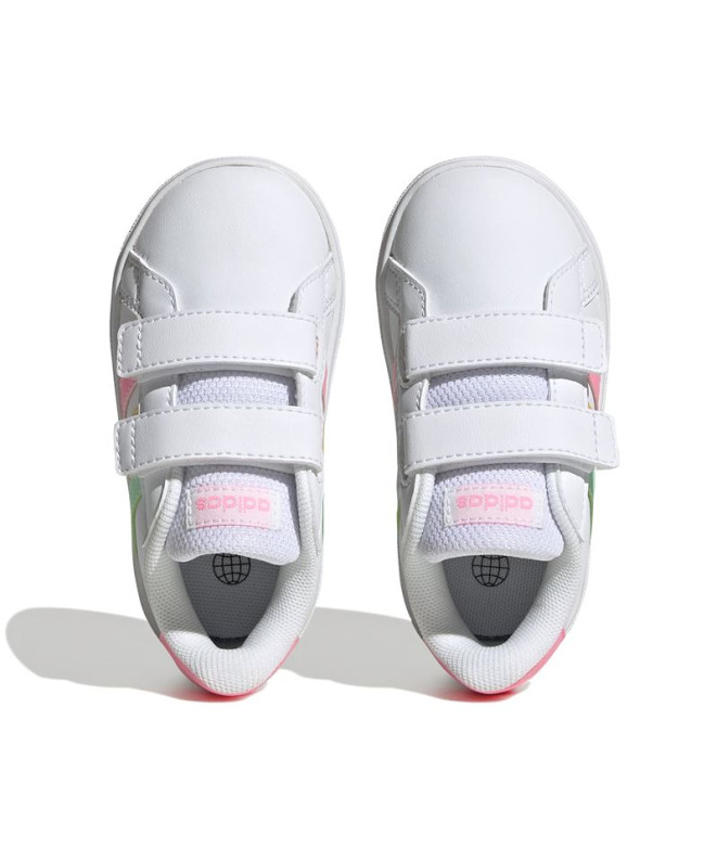 Chaussures adidas Grand Court 2.0 CF Enfant Blanc