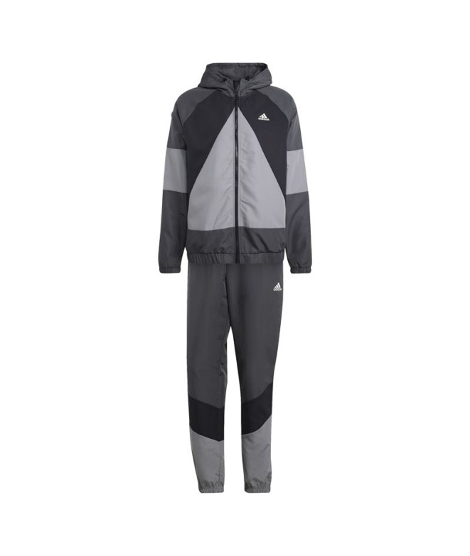 Fato de treino adidas Colorblock Man Cinzento