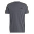 T-Shirt adidas Essentials Single 3 Stripes Man Grey
