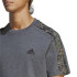 T-Shirt adidas Essentials Single 3 Stripes Man Grey