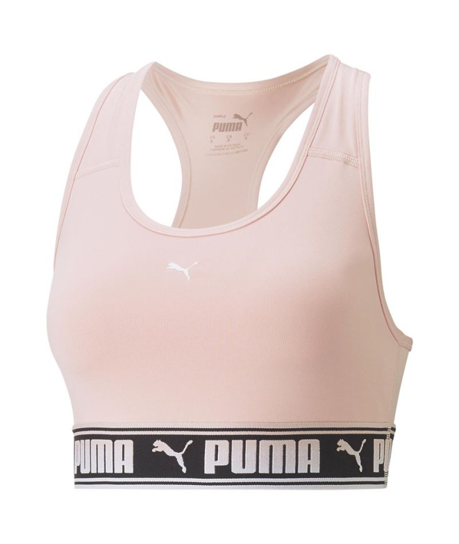 Brassiere de sport Puma Mid Impact Stro Femme Rose