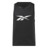 Camiseta de Baloncesto Reebok Basketball Mesh Hombre Negro