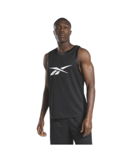 T-shirt Basket-ball Reebok Homme par Basketball Mesh Black 2
