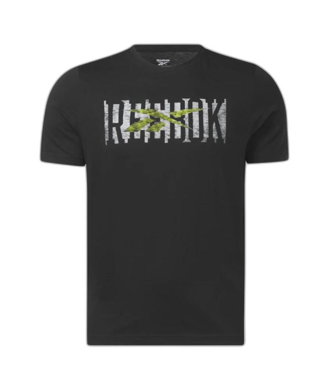 T-shirt Reebok Graphic Series Man Noir