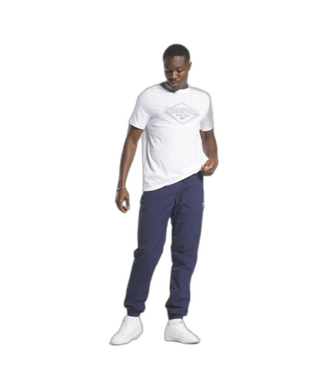 Camiseta Reebok Graphic Series Hombre Blanco