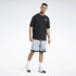 Calça Reebok Homem Malha de basquetebol Cinzento