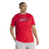 Camiseta Reebok Homem Série gráfica Vermelho