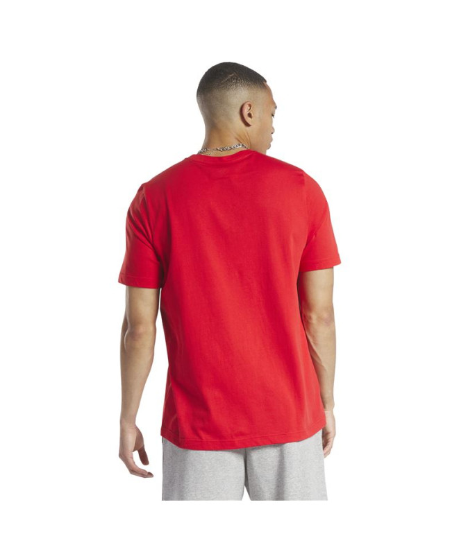 Camiseta Reebok Graphic Series Hombre Rojo