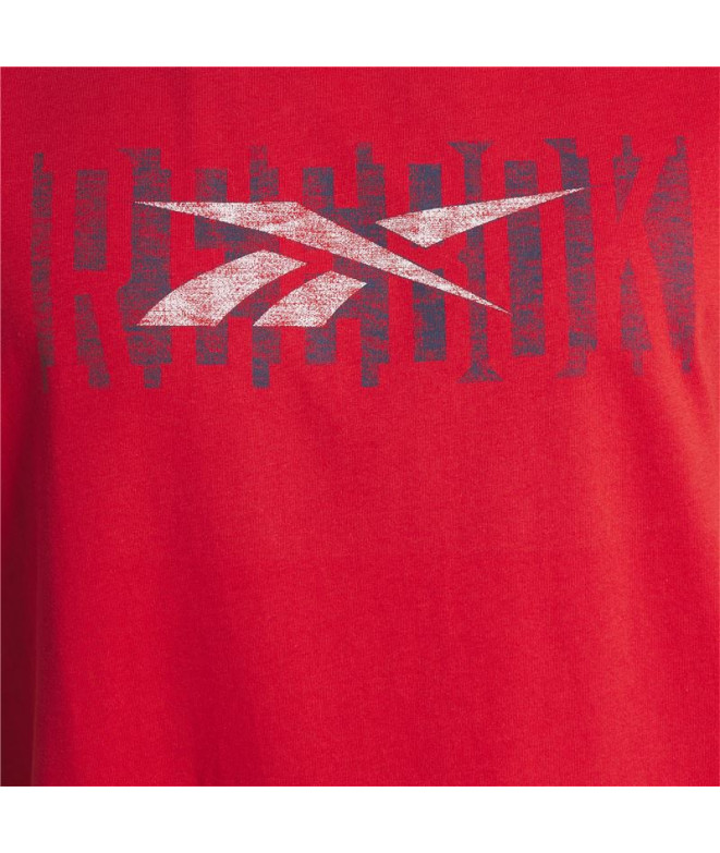 T-shirt Reebok Homme Série graphique Rouge