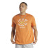 Camiseta Reebok Série Gráfica Homem Laranja