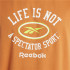 Camiseta Reebok Série Gráfica Homem Laranja