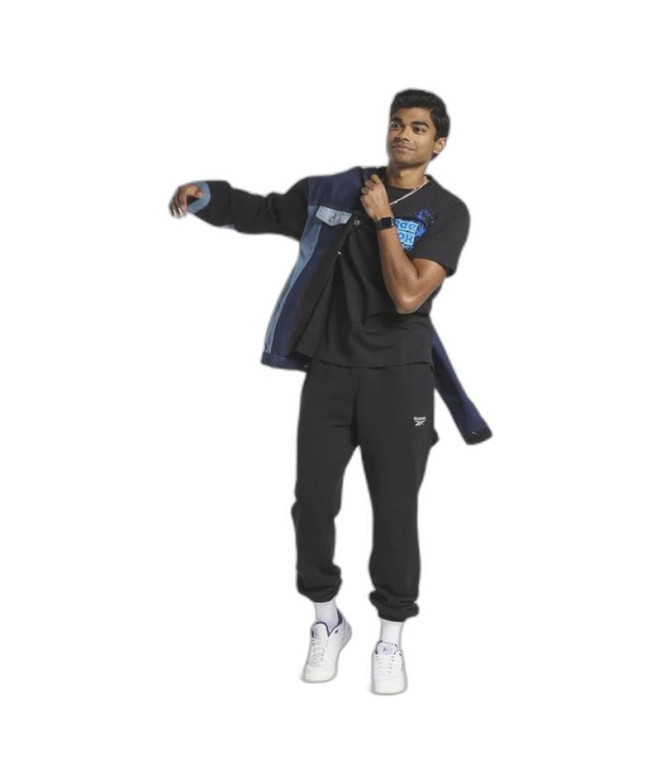 Camiseta Reebok Homem Série Graphic Preto