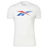 Camiseta Reebok Homem Série gráfica Vetor Branco