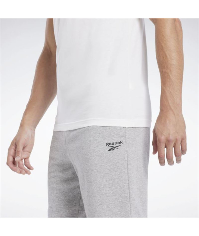 Camiseta Reebok Homem Série gráfica Vetor Branco