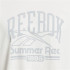 Camiseta Reebok Logótipo gráfico Mulher Branco