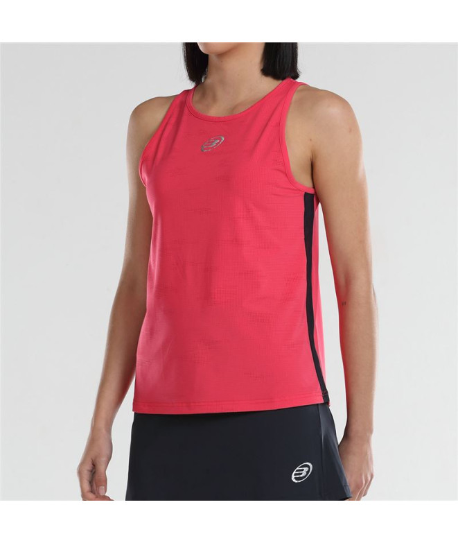 T-shirt feminina Bullpadel Unase Raspberry Padel