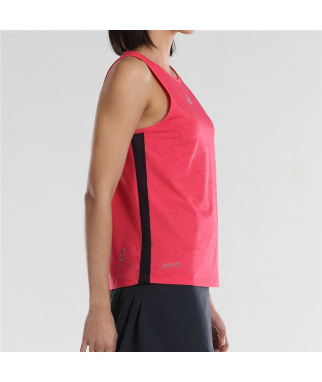 Camiseta de Pádel Bullpadel Unase Frambuesa Mujer