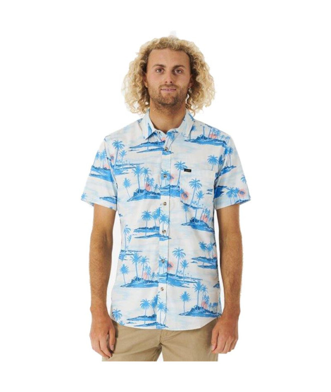 Camisa Rip Curl Dreamers Bone Man Branco